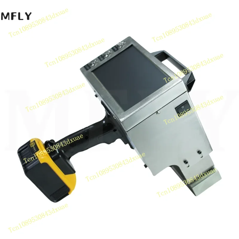

Handheld lithium battery touch screen Electric marking machine Dot Peen Marker Vin No. Marking range 120x30mm With electromagnet