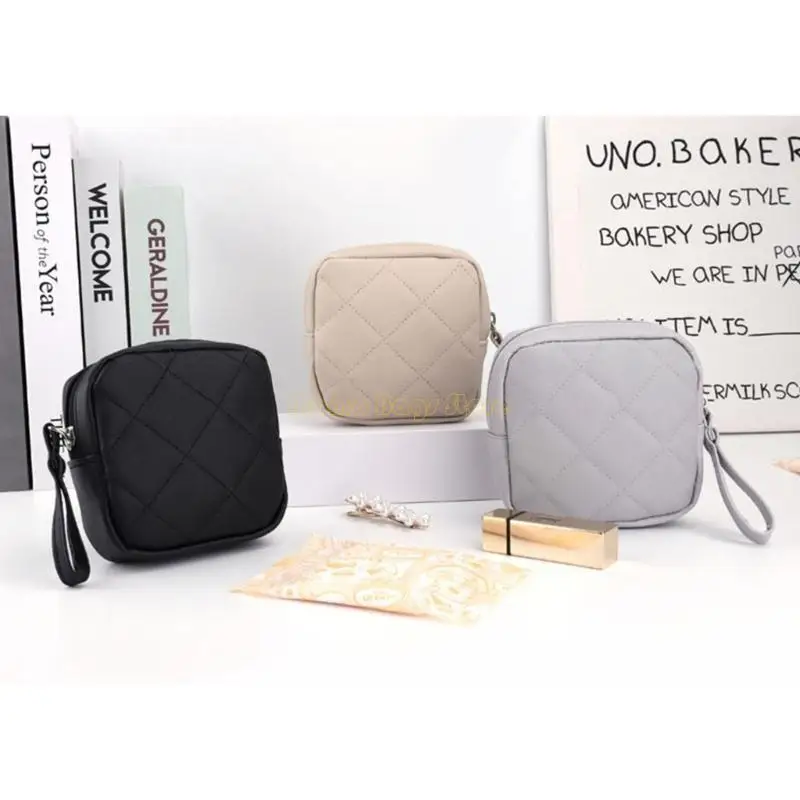 

X90D Women Girl Sanitary Napkin Pad Bag Coin Holder Makeup Travel