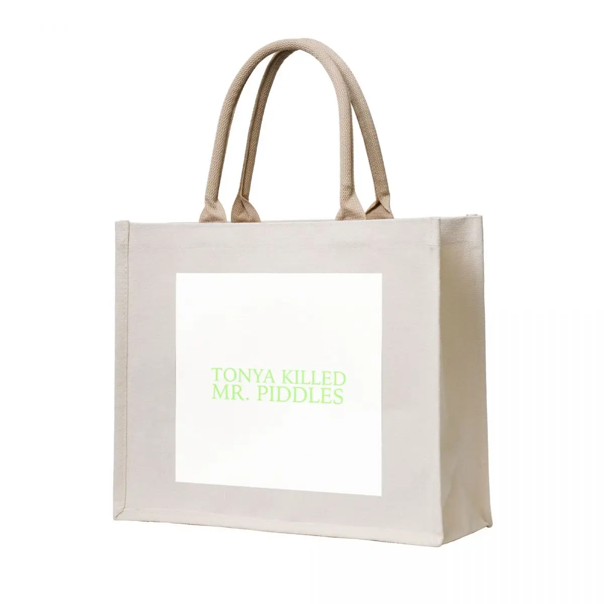 

MR. PIDDLES Tote Bag custom fabric bag woman shopping bag university shopper