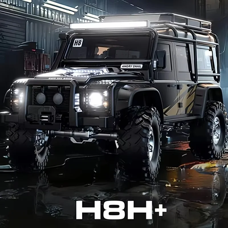 2025 НОВАЯ обновленная алюминиевая ось и ступица колеса 1/8 MJX H8H+ Радиоуправляемый автомобиль для бездорожья 4x4 Бесщеточная мощность Модель автомобиля большого размера