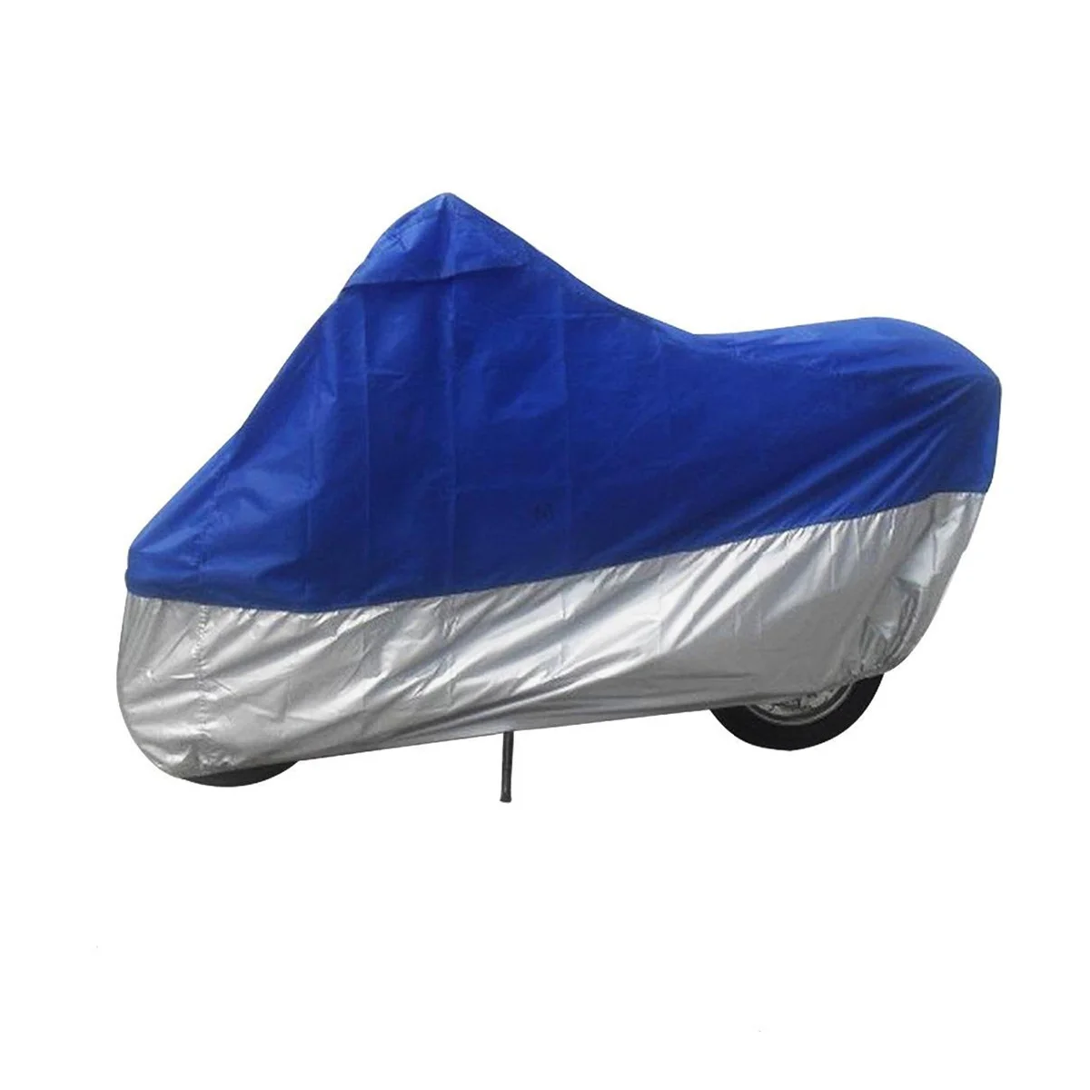 

Xl 245x105x125cm Blue Silver Motorcycle Cover Waterproof Sun Block Rain Protector for Motorbikes Scooters Atvs