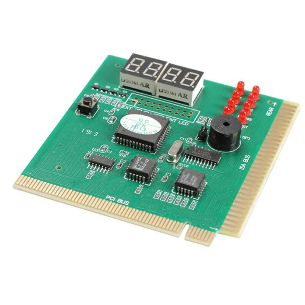 4-Digit PC Analyzer Computer Diagnostic Post Card Motherboard Tester for ISA PCI