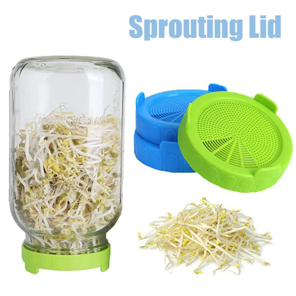 Silicone Mesh for Mason Jar Planters Sprout Cover Sprouting Lid Nursery Trays Seed Growing