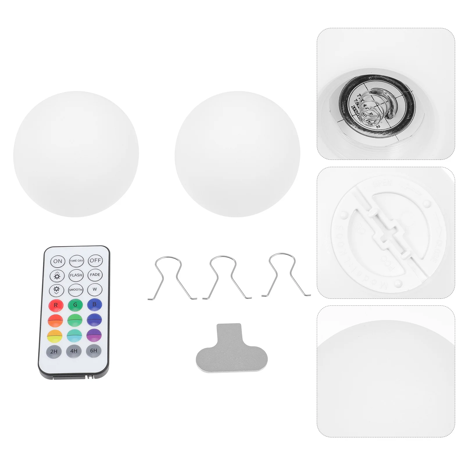 

2Pcs Colorful Luminous Ball Lights Outdoor Garden Lawn Waterproof Floating Lamps for Pond Party Decoration Courtyard Light