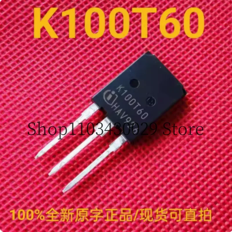 

10 шт., новые оригинальные силовые трубки IKQ100N60T K100T60 TO-247 100A 600V IGBT