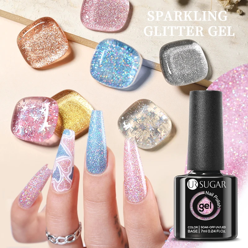 Ur Zucker 7ml Gelee braune Farbe Gel Bernstein transparent lange tragen semi-permanente Lack UV LED Nail Art keine Wipe Dec klack Maniküre