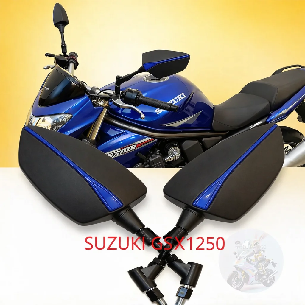 Für SUZUKI GSF 650F BANDIT GSX1250 1200 BANDIT 650S Motorrad Tomahawk Rückspiegel, Seitenspiegel, universelle modifizierte Teile