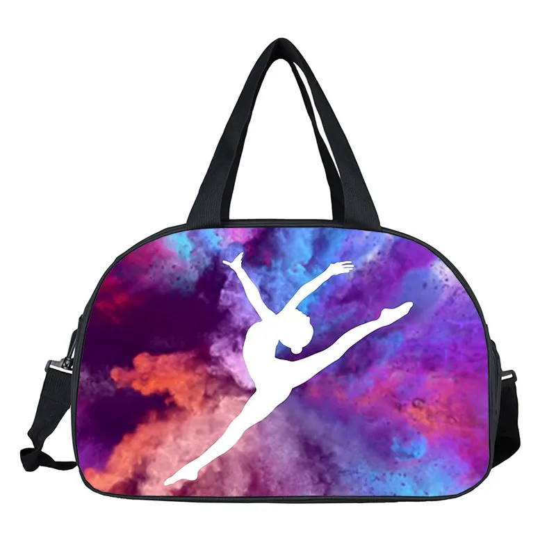 Imagem -05 - Mochila Impermeável Multifuncional para Mulheres Bolsa Elegante Bolsas de Ombro Bailarina Duffles de Ginástica Rítmica