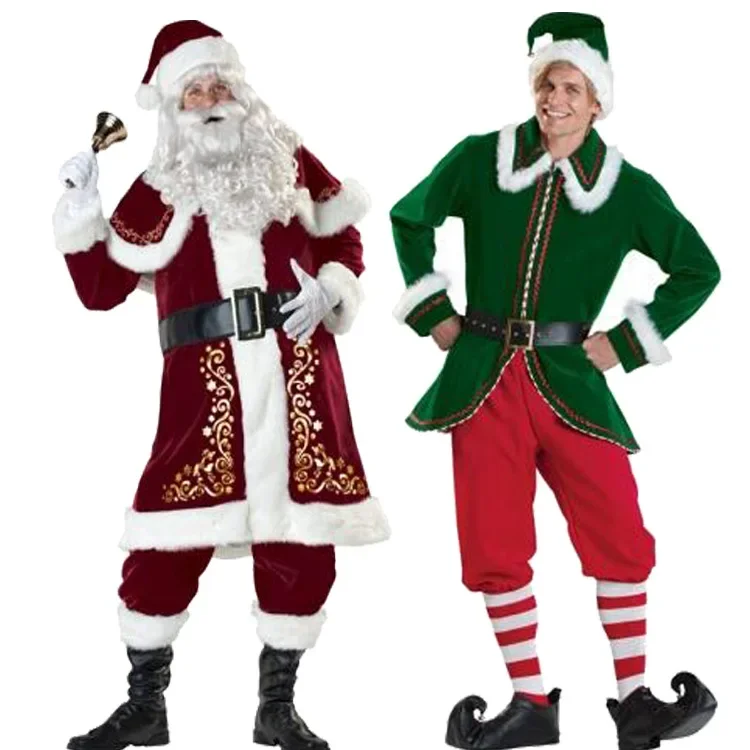 

Men Santa Claus Adult Male Thickened Christmas Clothing