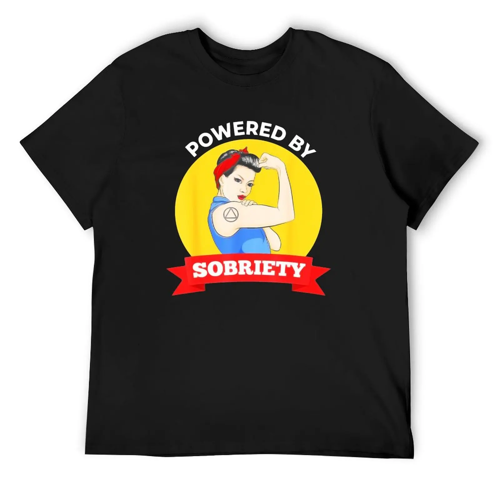 

Sobriety Alcoholics Anonymous AA Sober AF Gift For Women T-Shirt quick drying anime shirt t shirts for men