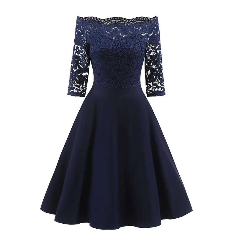 Bella Philosophy 2019 Otoño Invierno vestido de mujer floral ahuecado vestido de fiesta femenino de manga corta slash vestido de fiesta imperio