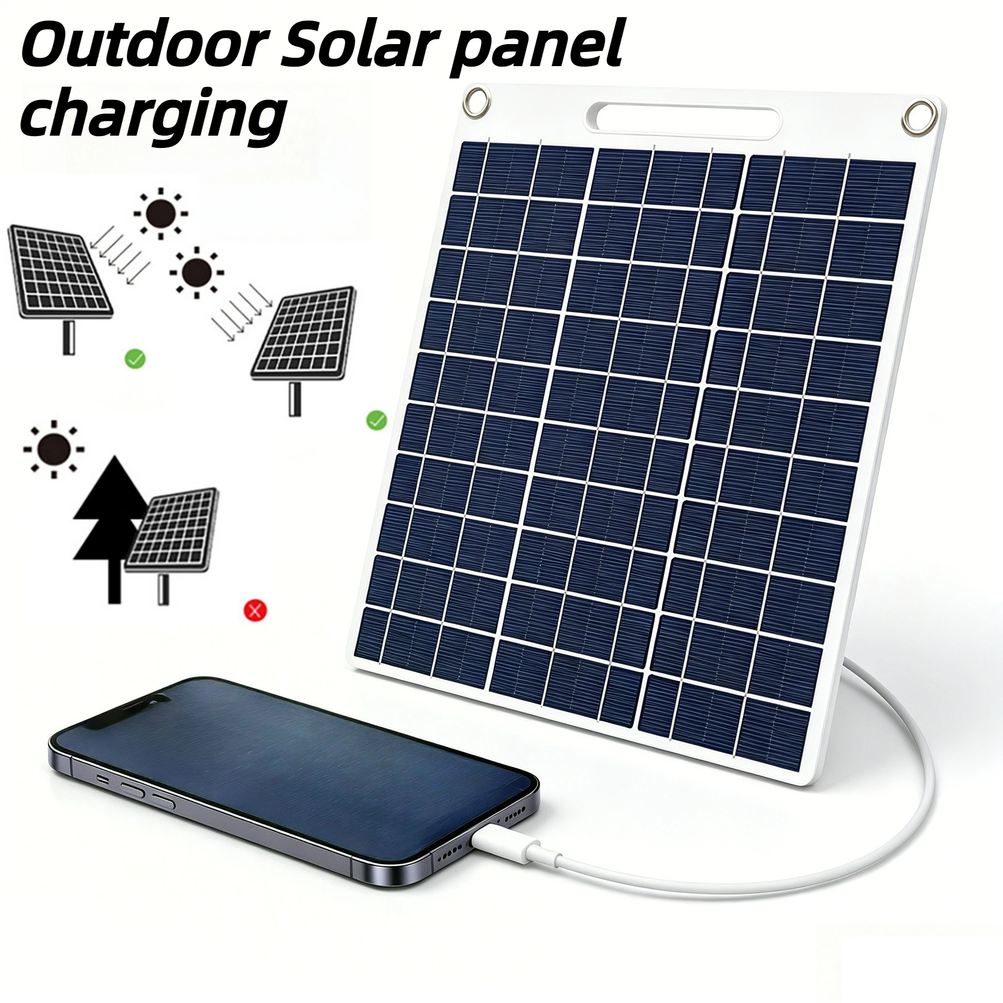 Cargador Solar Impermeable para Exteriores de