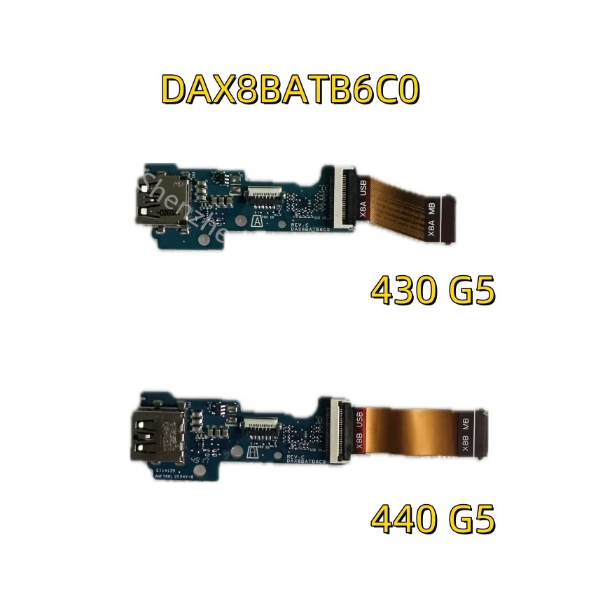 

Original For HP ProBook 430 G5 440 G5 Laptop USB Port Circuit Board With Cable DAX8BATB6C0