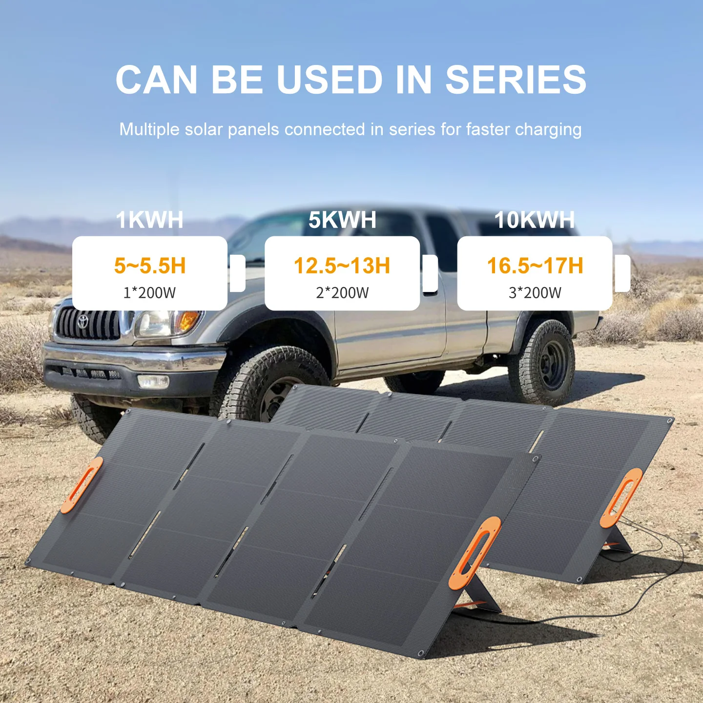 TENZOPV 500W 400W 200W Lightweight Portable Solar Panel, Foldable Solar Panel for Outdoor Activities, IP67 Waterproof for RV