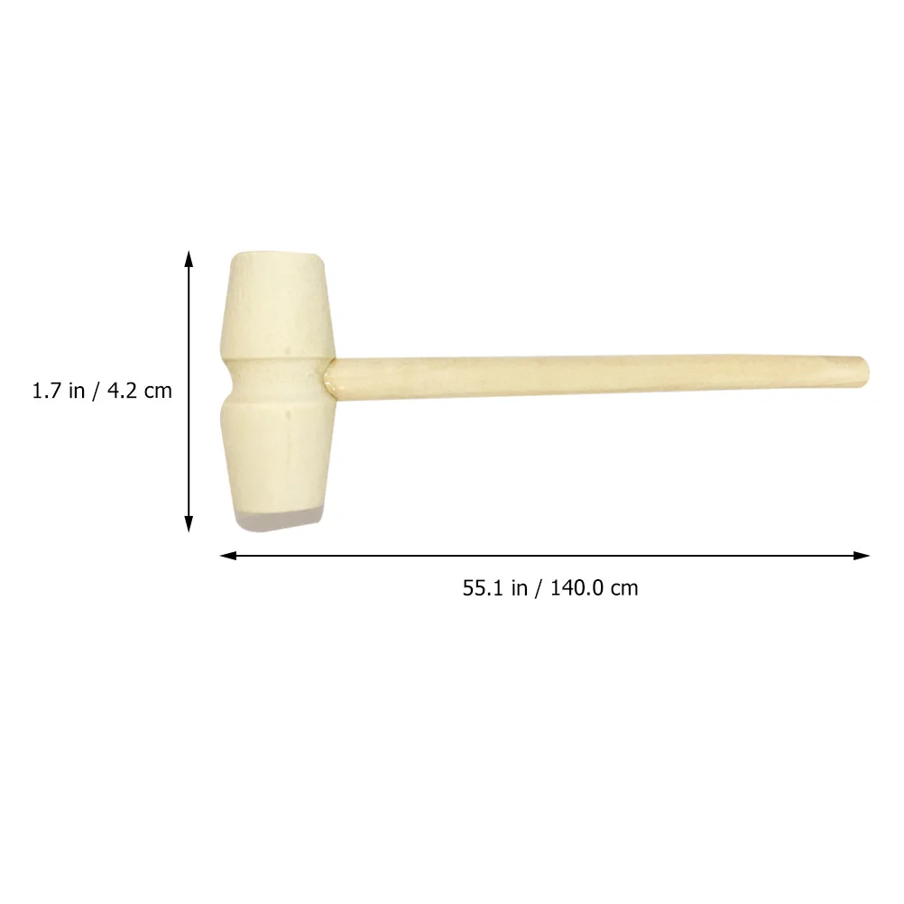 15Pcs 미니 나무 망치 세트 경량 천연 나무 작은 망치 어린이를위한 안전 케이크 만들기 DIY 공예 창의적인 재료