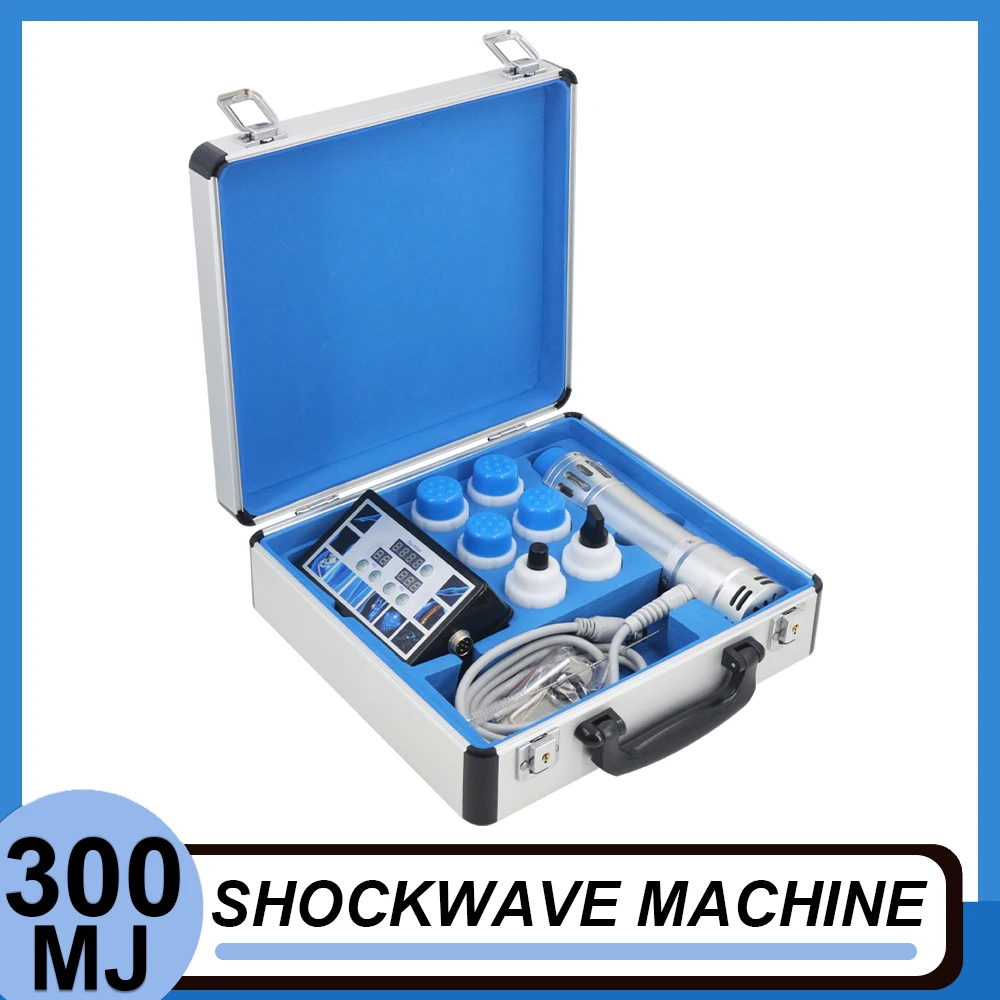 Portable Shockwave Therapy Machine 300MJ New Shock Wave Equipment For Men Erectile Dysfunction Pain Relieve Body Relax Massage