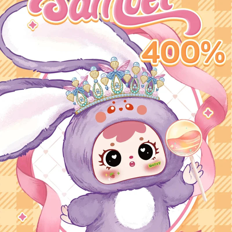 

400% Samuel Full Sweetness Виниловая плюшевая слепая коробка Модные игрушки Милые куклы Мягкая подушка для комнаты Диван Подушка Украшение Mystery Box