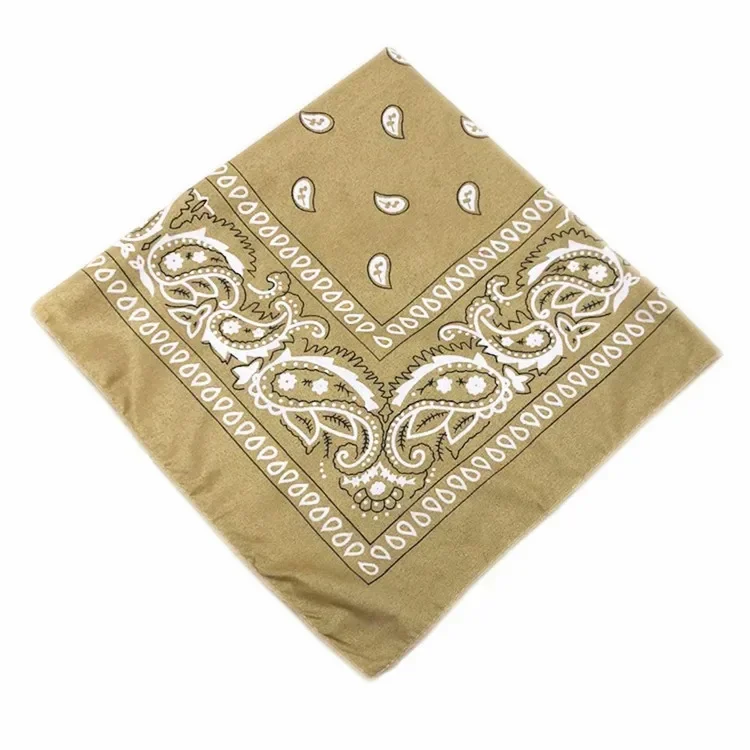 1/2 Stuks Mannen Vrouwen Katoen Bandana Haarband Cowboy Heren Biker Sport Hoofddeksels Pols Hairwrap Enkelzijdig Hoofd wrap Sjaal Paisley - afbeelding 1