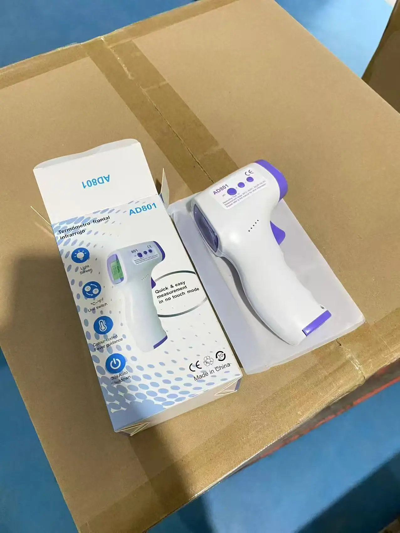 Voice Backlit Forehead Digital Thermometer Non-Contact Infrared Medical Thermometer Body Temperature Fever for Baby Adults image 6