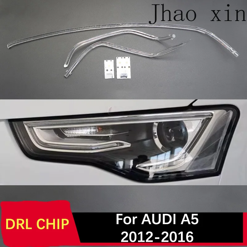 

Lamp Tube Ballast Module White Angel Eye Circuit Board Suitable for Audi A5 S5 2012-2016 Car Daytime Lights DRL CHIP Guide Strip