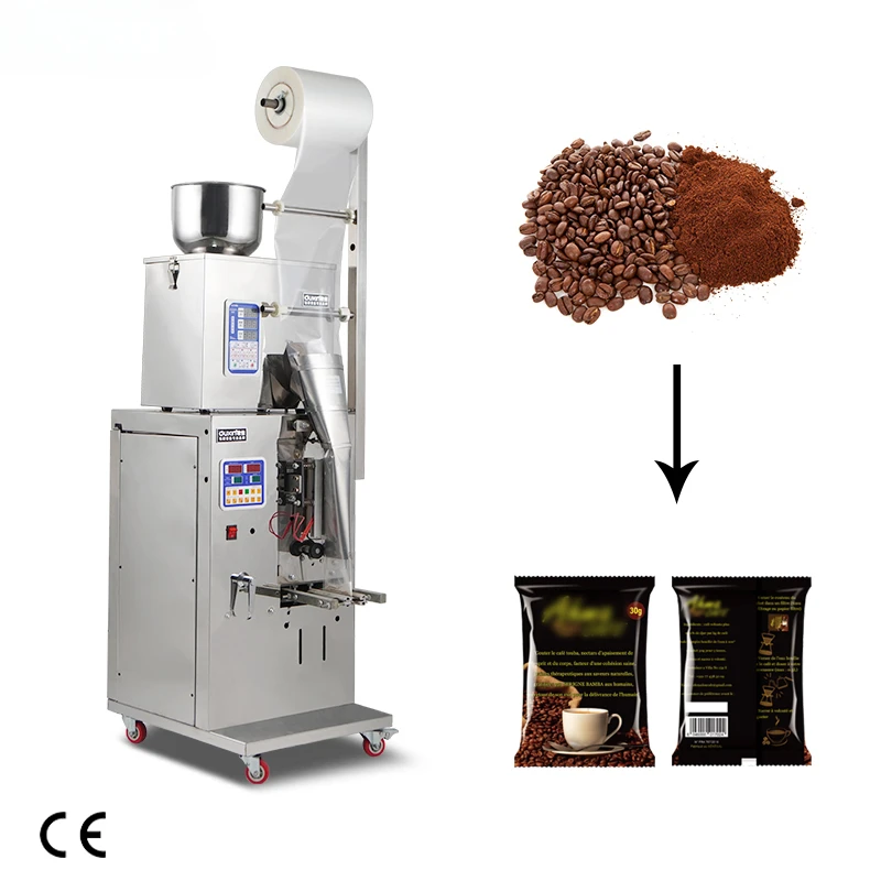 50mg powder filling machine new version spice milk spice toner coffee powder filling packaging machine