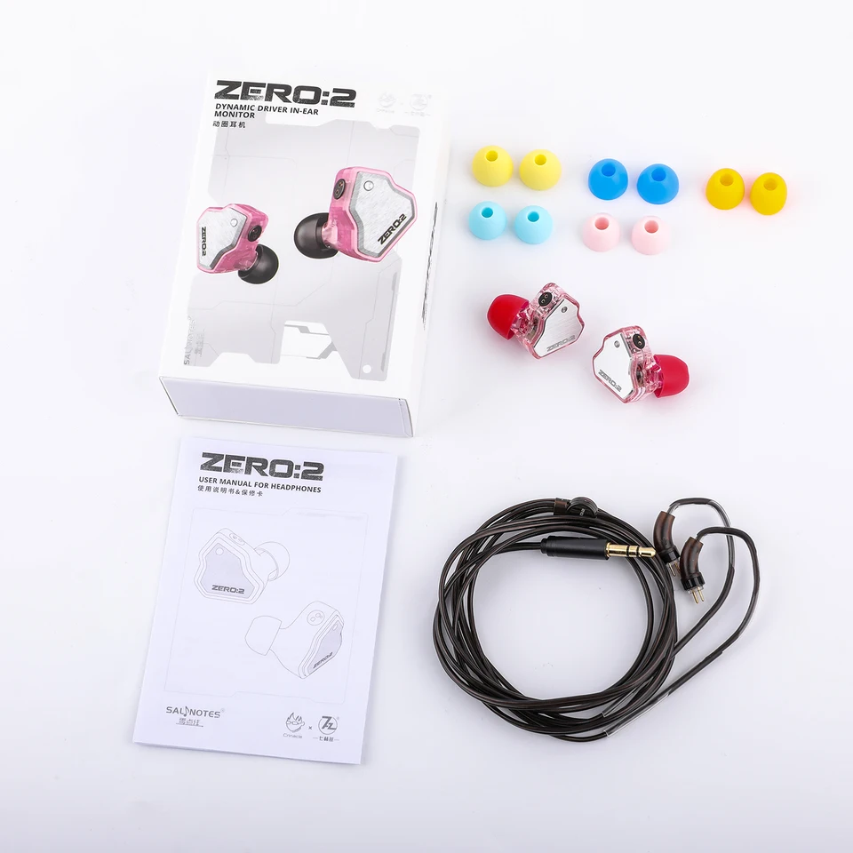 イヤホン 7Hz x Crinacle Zero 2 Updated Earphones10mm Dynamic Driver IEM