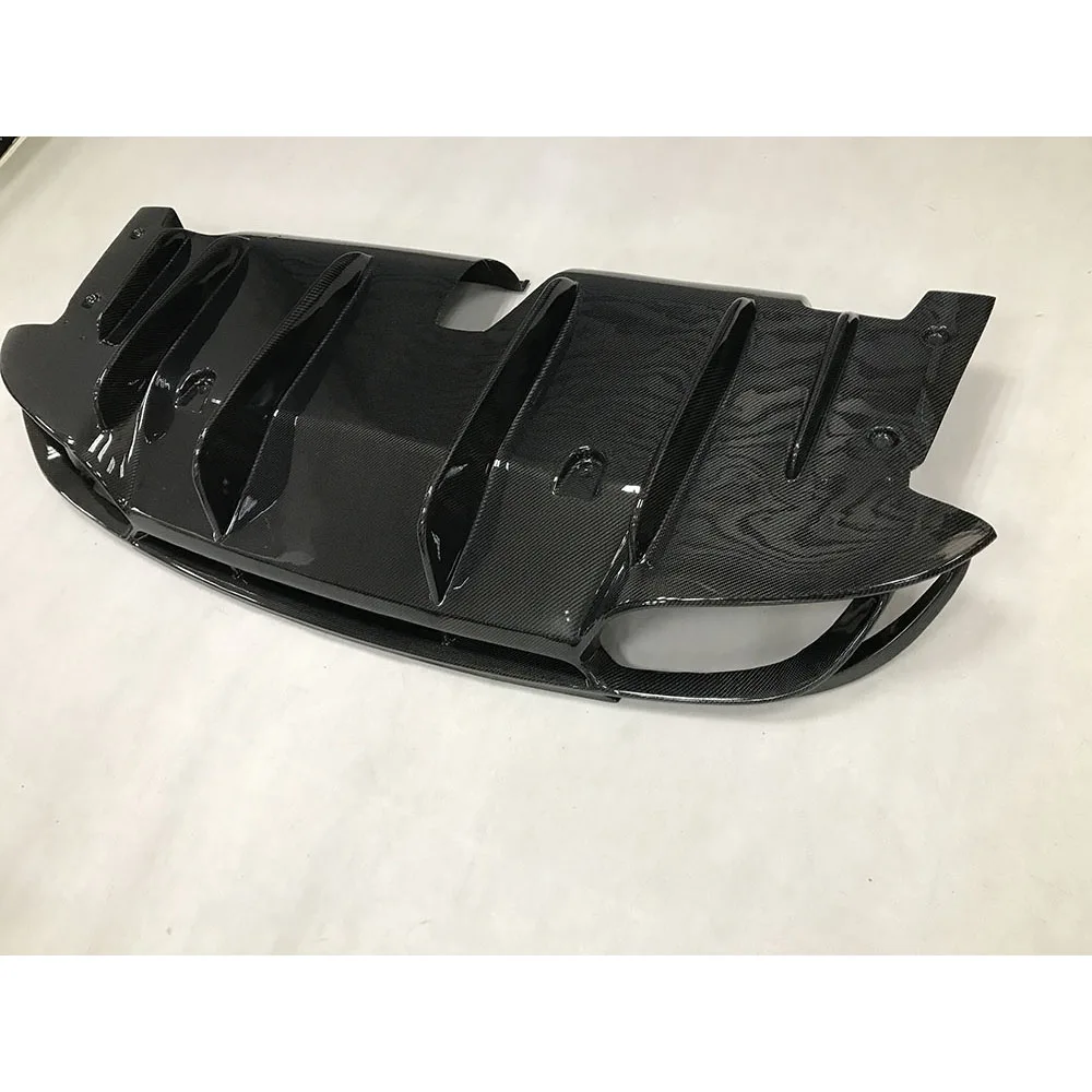 for Alfa Romeo Giulia Forged Carbon Fiber Rear Bumper Diffuser Lip Spoiler Car Decoration Accessories 2017-2020 Tuning