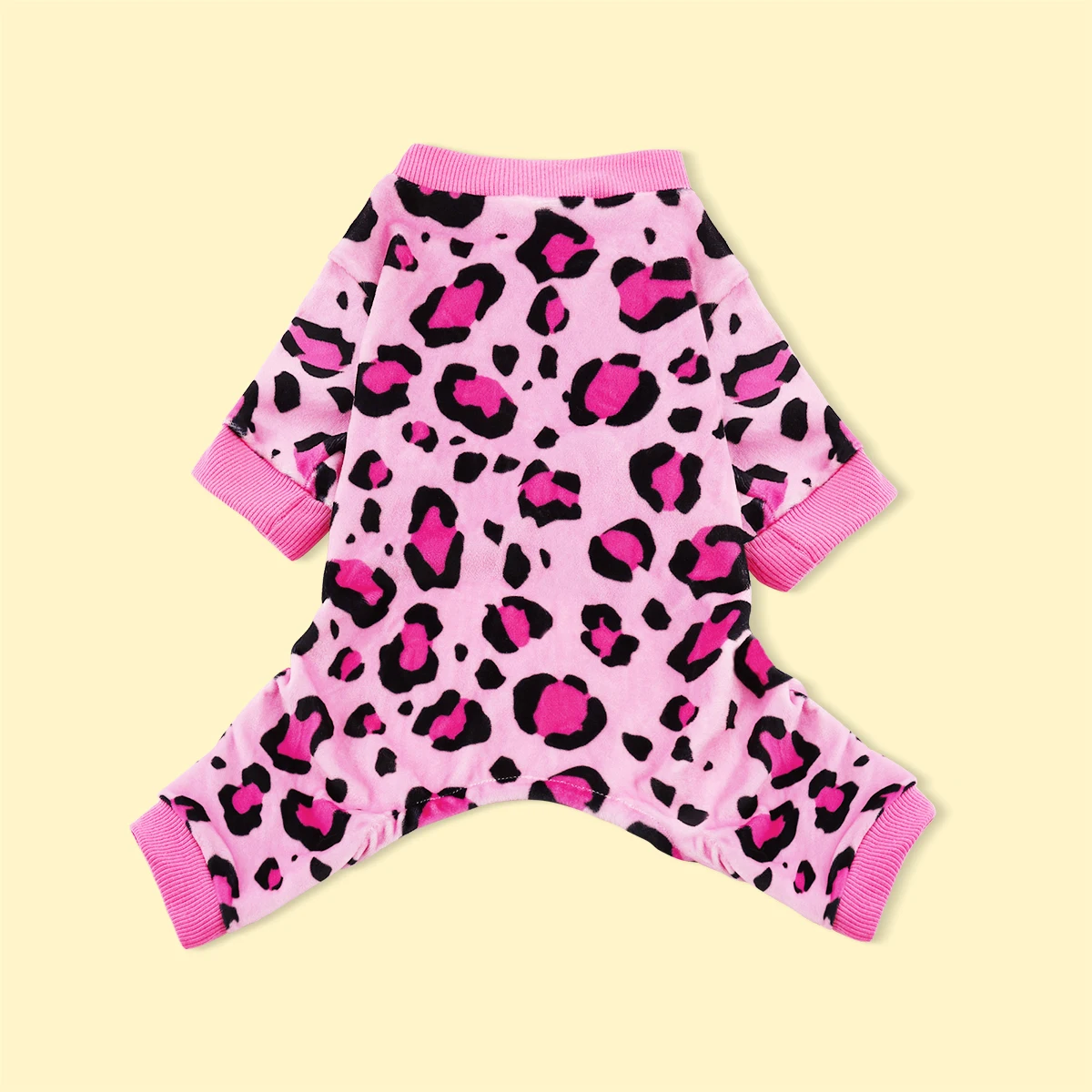 Leopard Dog Pajamas: Ultra-Soft 4-Legged Sleepwear for Small, Medium & Large Dogs - Global Pet Fashion Hit!