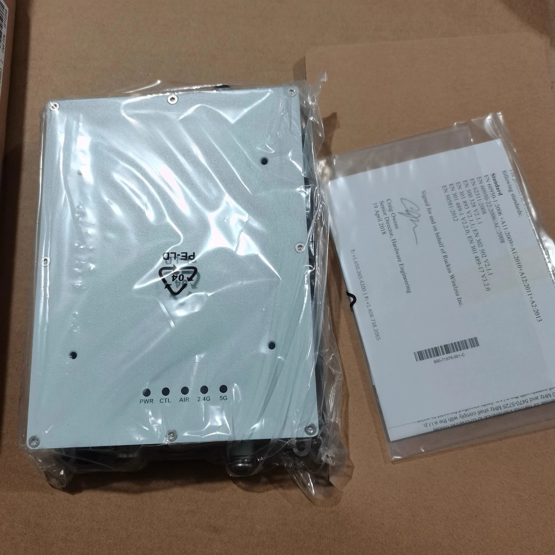 

Новинка для Dell Ruckus E510, беспроводная точка доступа для занятий спортом на открытом воздухе PT0R8