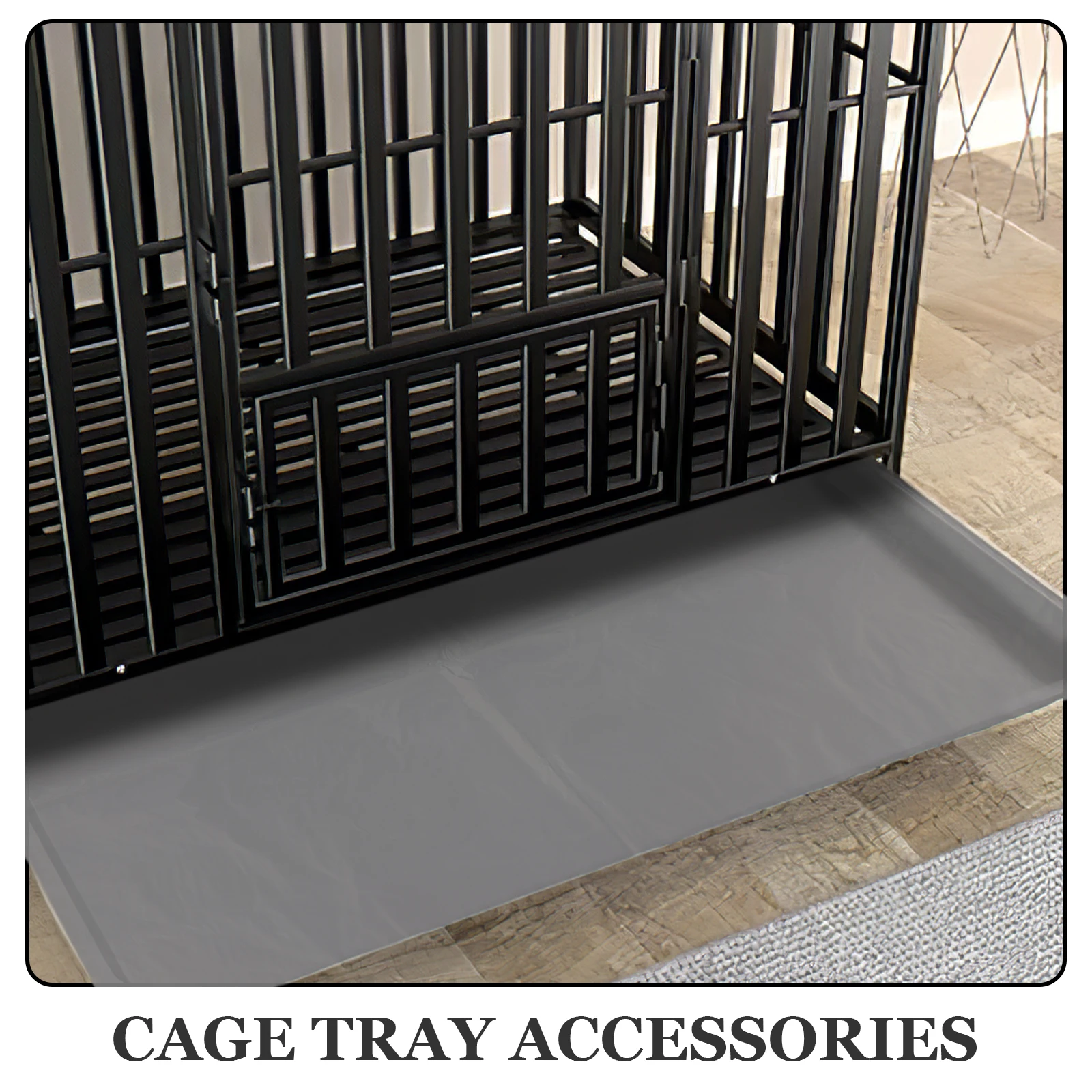 

50Pcs Pet Waste Holder Liners Cage Film Disposable Bottom Tray for Small Animals