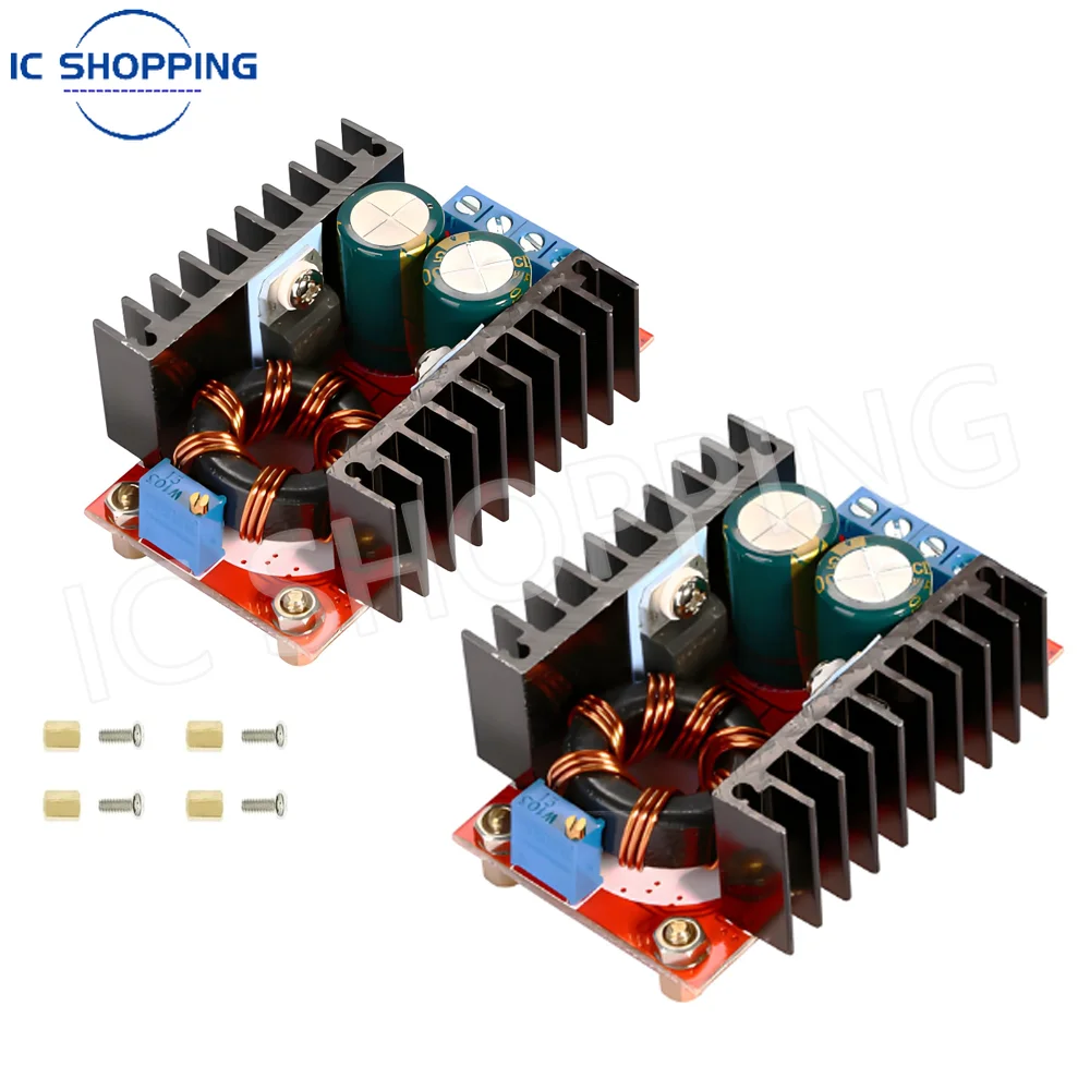 DC-DC Vehicle Notebook Mobile Power / 10-32V to 12-35V Adjustable Boost Module 150W for Vehicle Applications