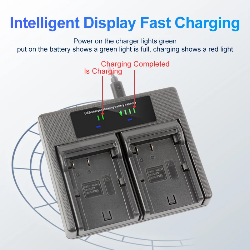 BP-511A BP511A BP-511 BP511 بطارية LCD USB المزدوج شاحن لكانون EOS 40D 5D 50D 20D 300D 10D 30D 5D مارك I