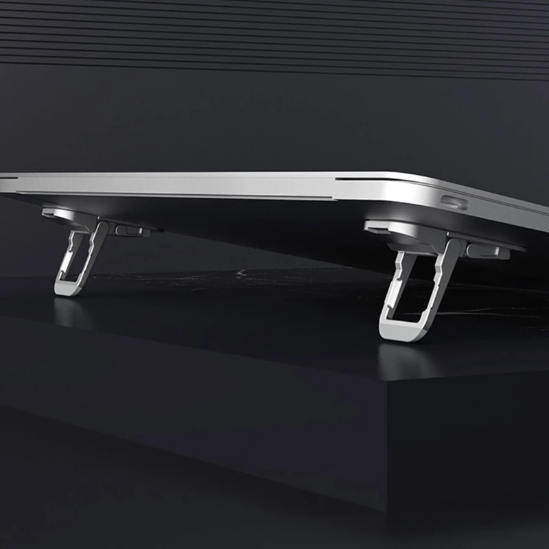 1 คู่ Universal ขาตั้งแล็ปท็อป Mini แบบพกพาโน้ตบุ๊คลดความร้อนผู้ถือสนับสนุนสำหรับแล็ปท็อปคอมพิวเตอร์