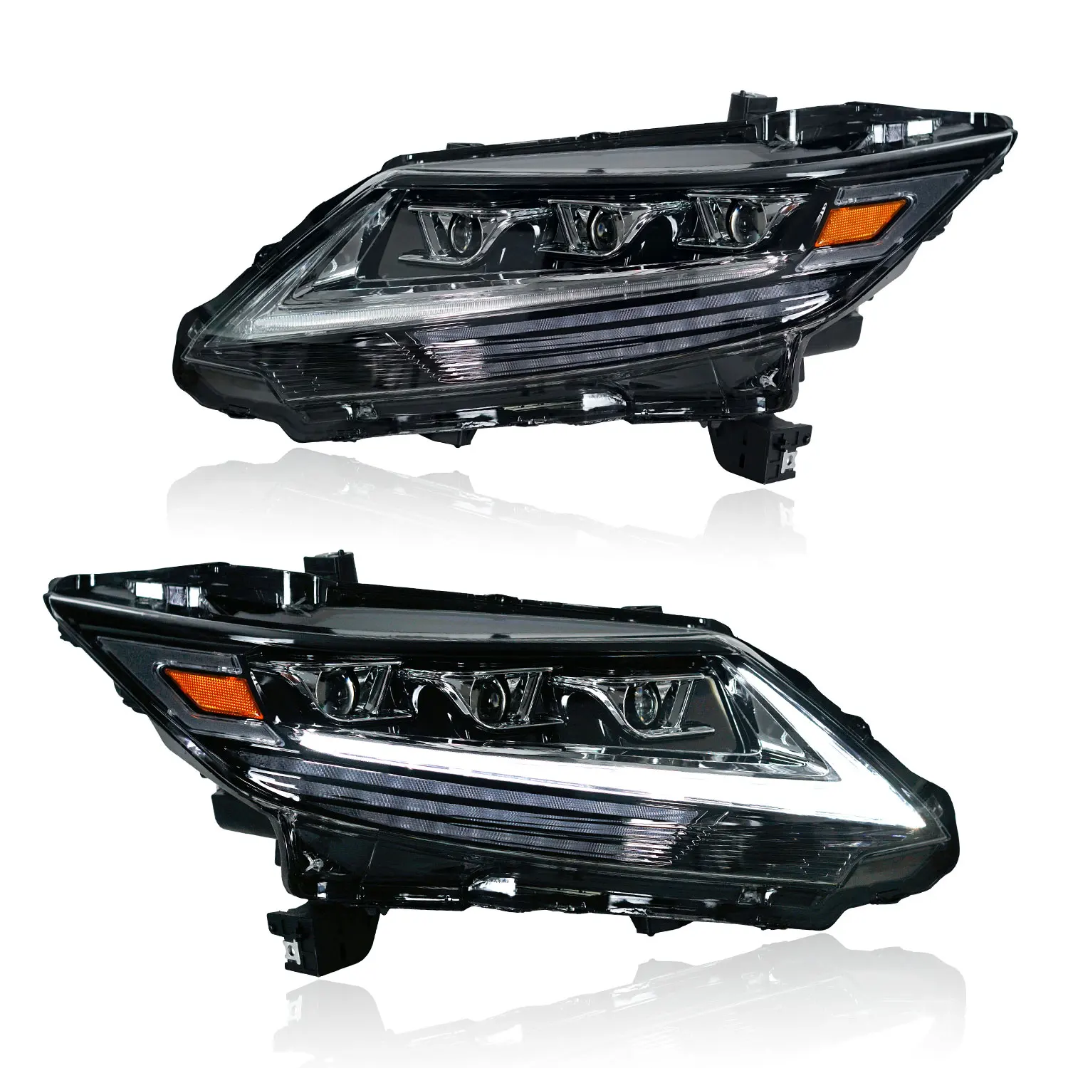 Archaic New Design Led Headlight With Sequential Truning Signal Car Lamp For Honda Odyssey 2015-2021 Plug and Play