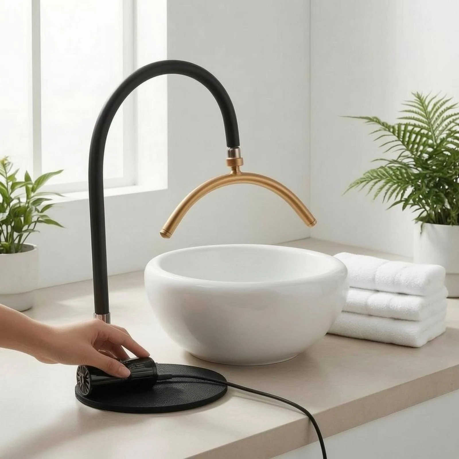 hair-washing-circulation-device-flexible-hose-hair-washing-pump-shampoo-rinse-pump-clamp-connector-standalone-component