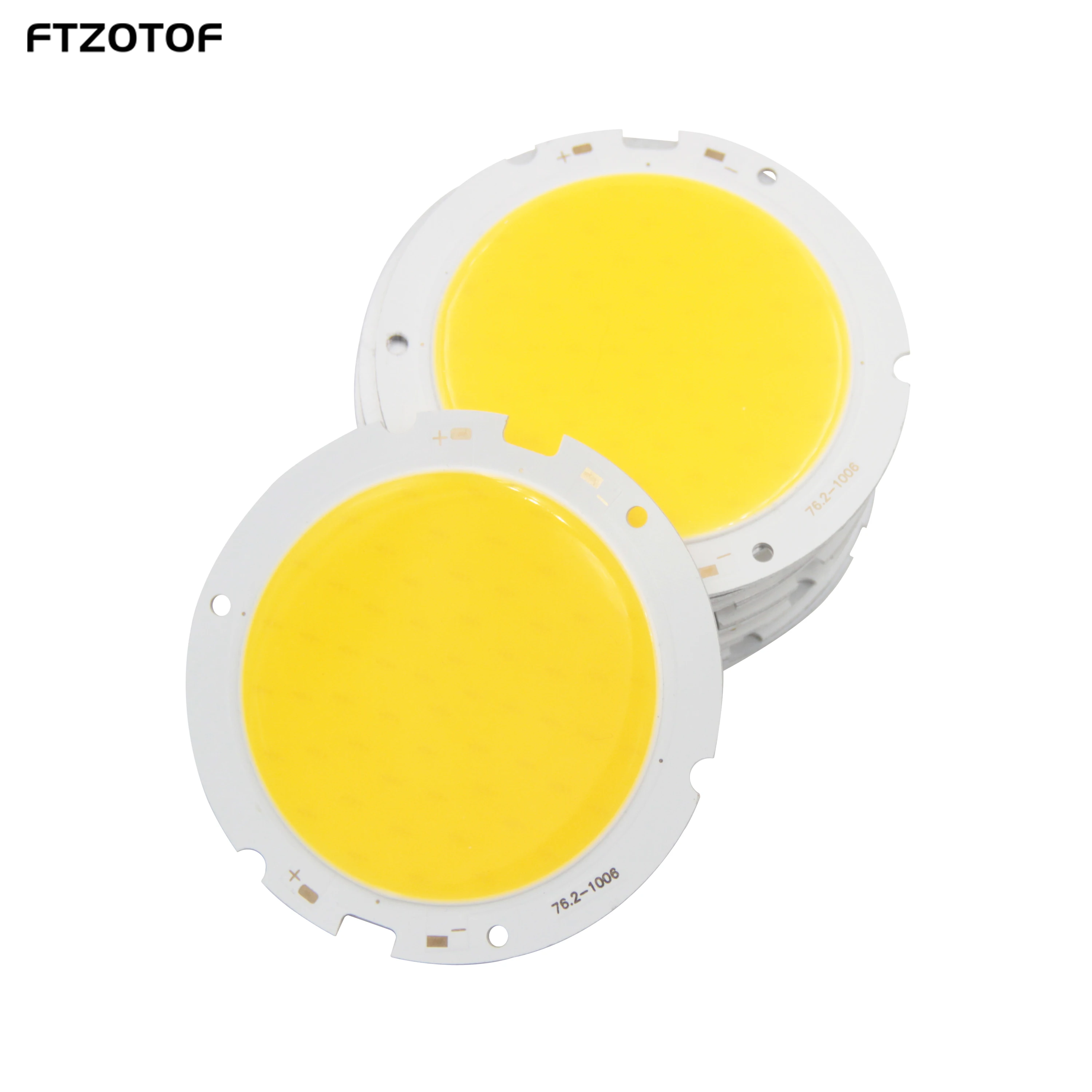 FTZOTOF LED 30V Dc Super Bright Circular COB Warm Natural Cool White 76mm 20W 30W Downlight Ceiling Lamp Onboard High Power Chip