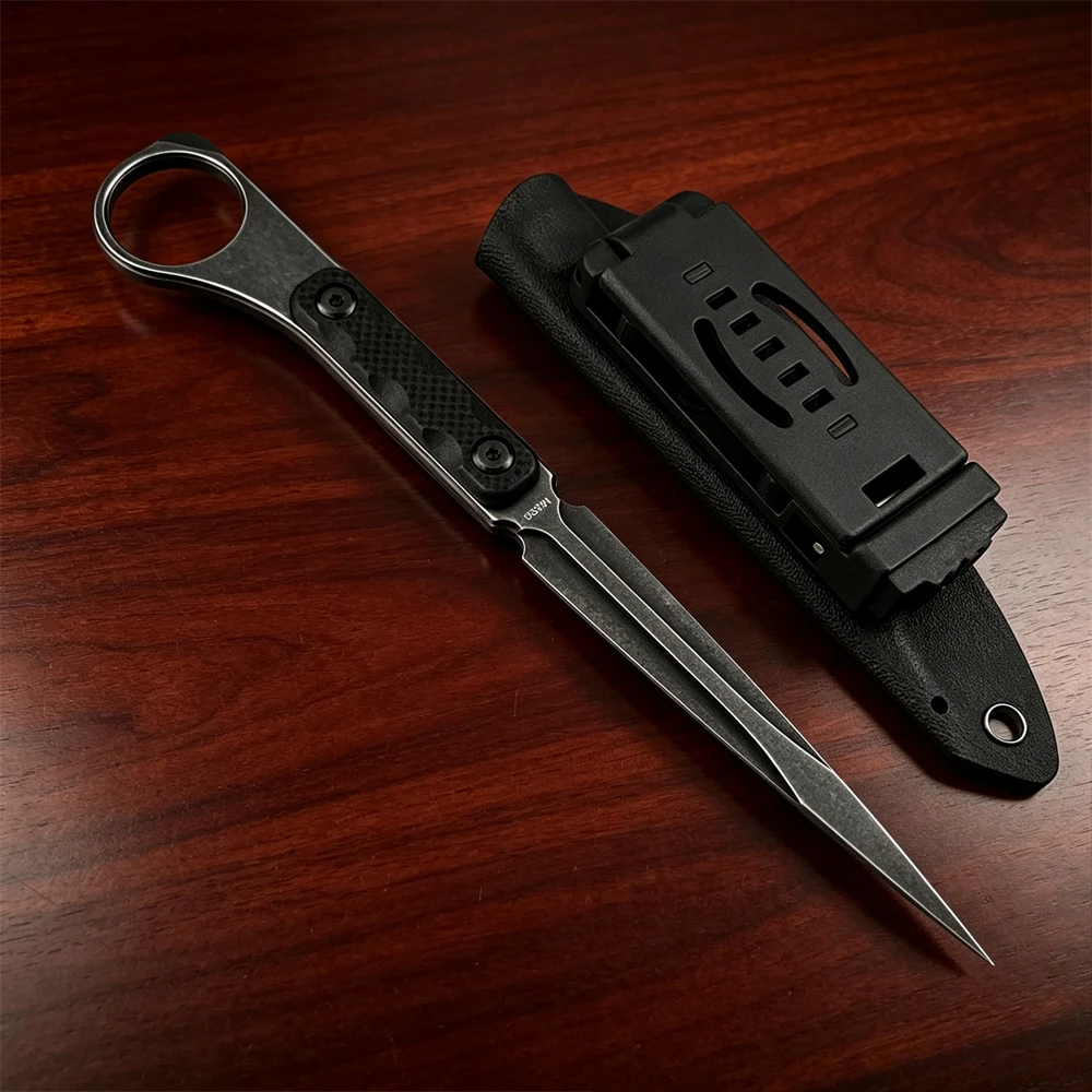 경량 데일리 캐리 고정날 나이프, 고경도 스틸 블레이드 - Edc Fixed Blade Deep Carry 리뷰 및 가격
