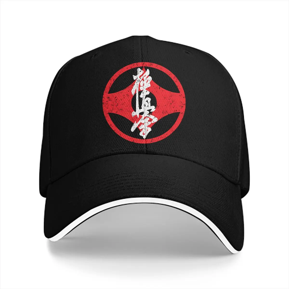 Pure Color Dad Hats Kaikan Symbol Dojo Men's Hat Sun Visor Baseball Caps Kyokushin Karate Bushido Peaked Cap