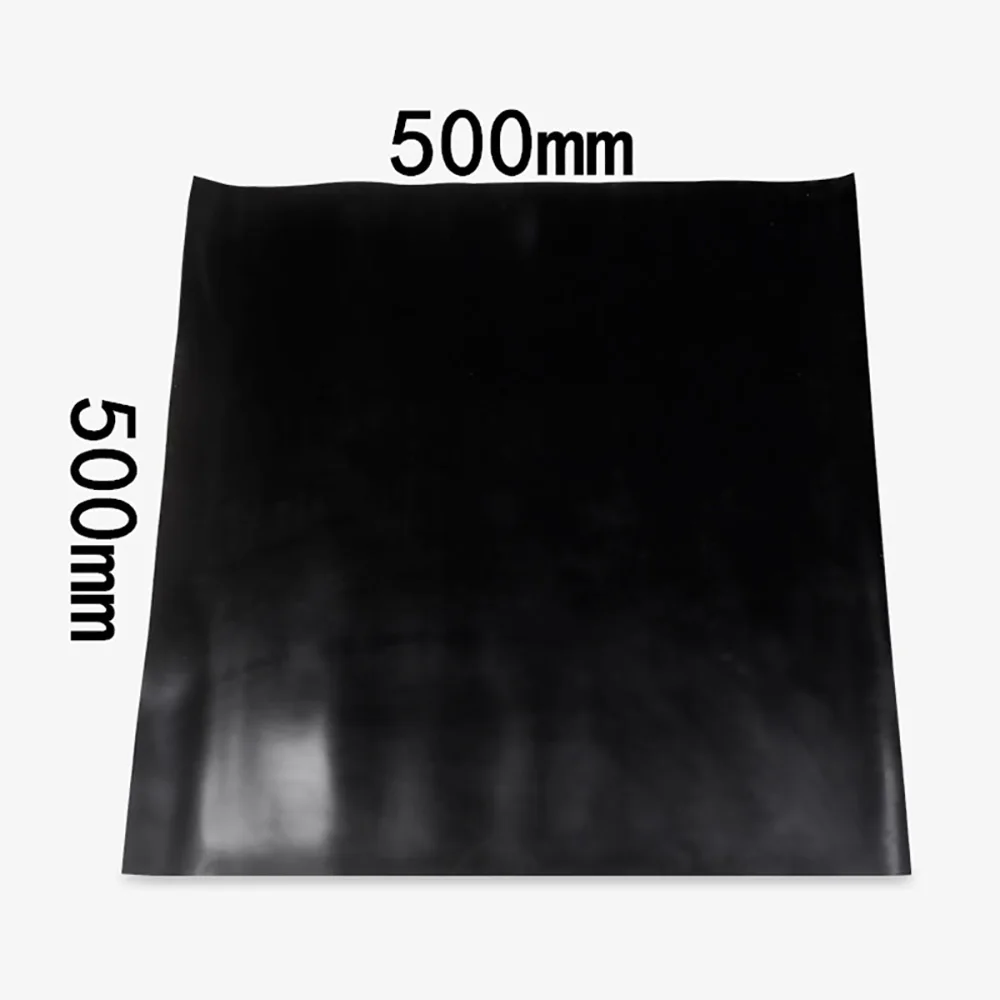 200x200mm 500x500mm Black Square Rubber Sheet Plate Thickness 1mm-15mm Anti-slip And Abrasion Resistant Insulation Industrial