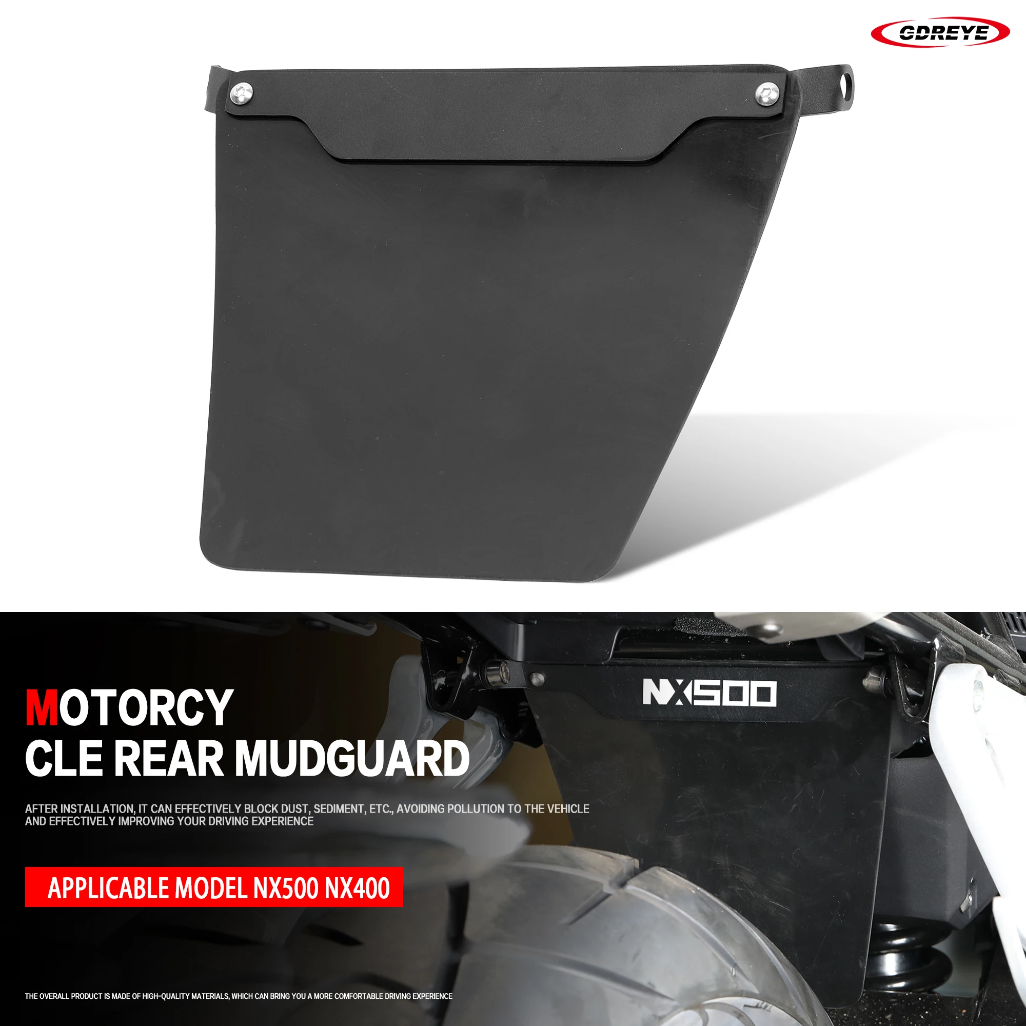 Para Honda NX500 NX400 2024-2025 guardabarros trasero motocicleta NX 400 NX 500 guardabarros trasero cubierta a prueba de golpes protector contra salpicaduras