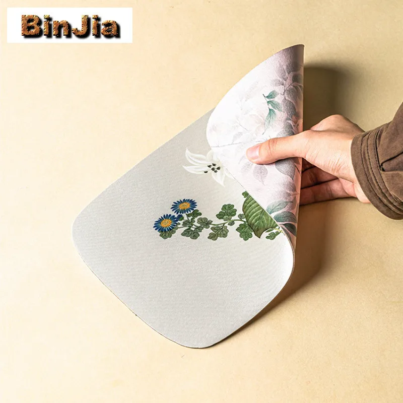 سحابة الحجاب الأزهار طاولة شاي الحصير التقليدية الشاي تحديد الموقع شرب كوستر عشاء مفرش طاولة حصيرة حفل الشاي المعدات الحلي #3