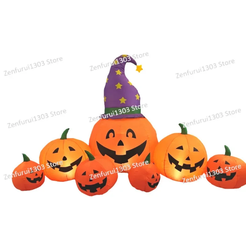 

Halloween Spot 2LED 2.45m Glowing Purple Hat Seven Grimace Pumpkins