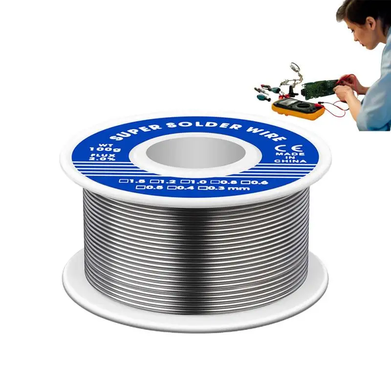 

Electronic Soldering Wire Solder Wires Rosin Core Tin Multipurpose Welding Flux Iron Wire Melting Point 183-245 Copper Flux Core