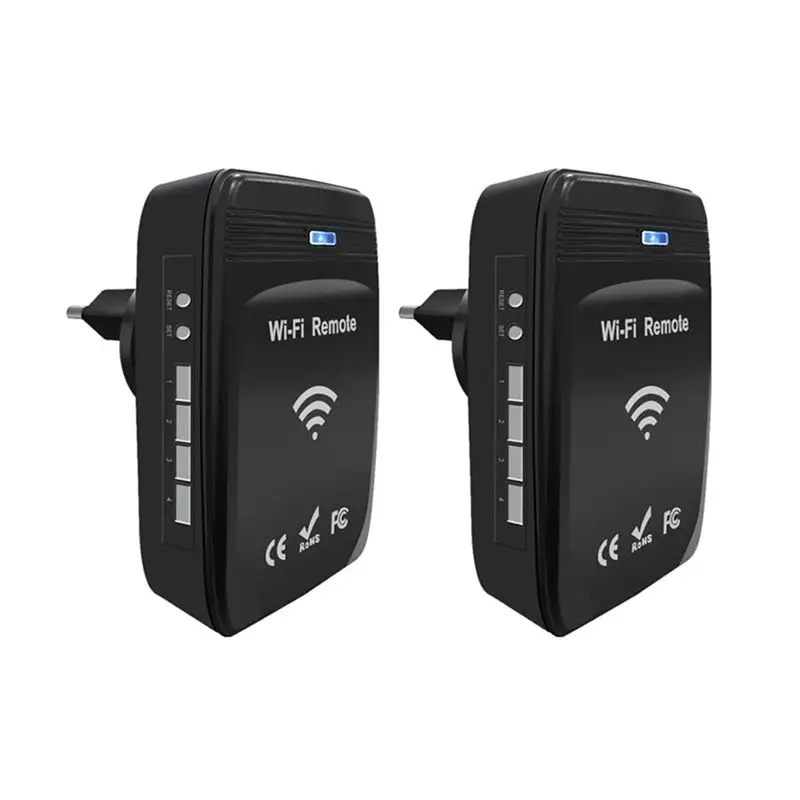 AA08-Wifi To RF Converter 287Mhz-868Mhz Rolling Code Garage Door Remote Control Universal Wireless Transmitter EU Plug
