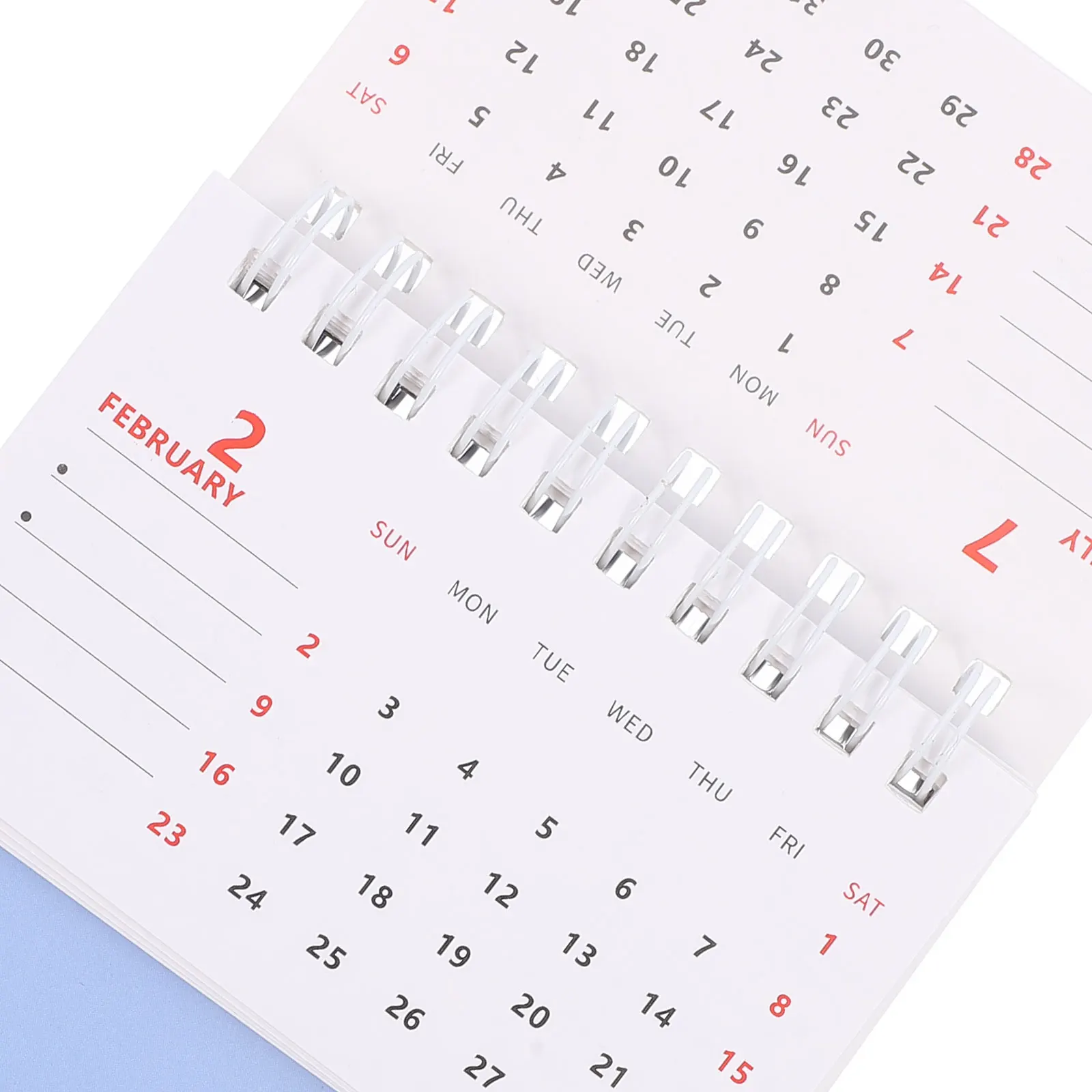 Mini Desk Calendar Daily Desktop Small Decorative Standing Tear Compact Monthly Calendars