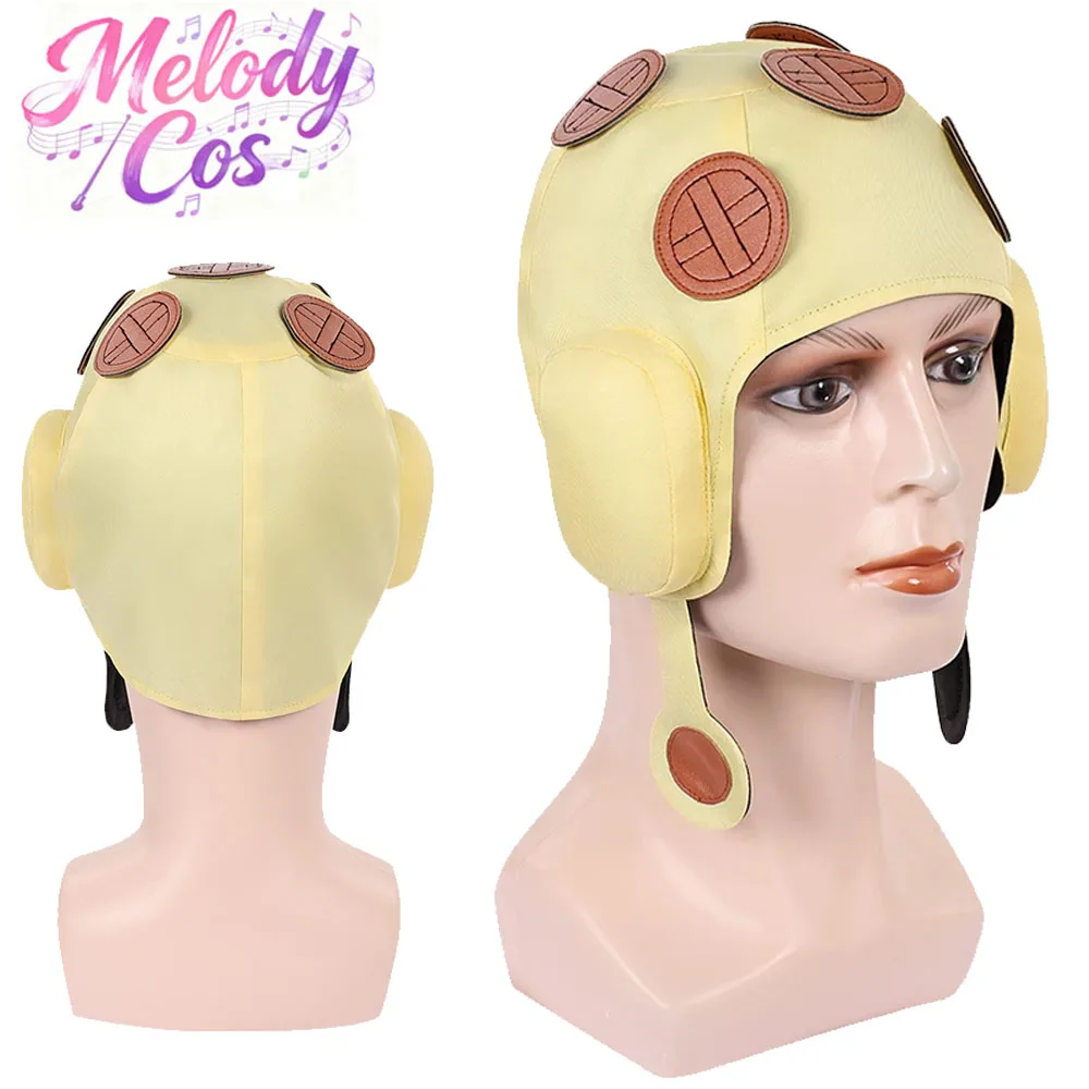 

Adult Pocoloco Cosplay Yellow Hat Anime Adventure Roleplay Cap Headwear Halloween Carnival Party Costume Accessories Props Gifts