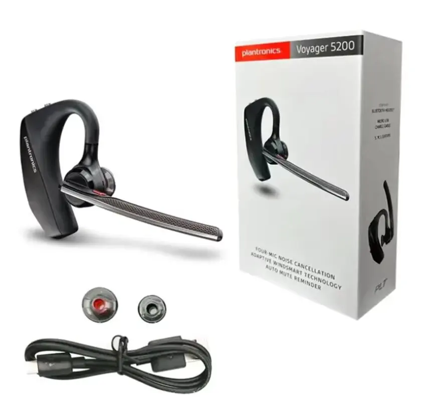 Plantronics Poly Voyager 5200 UC 무선 블루투스 헤드셋 리뷰: 업무용 이어폰의 진정한 품질 기준