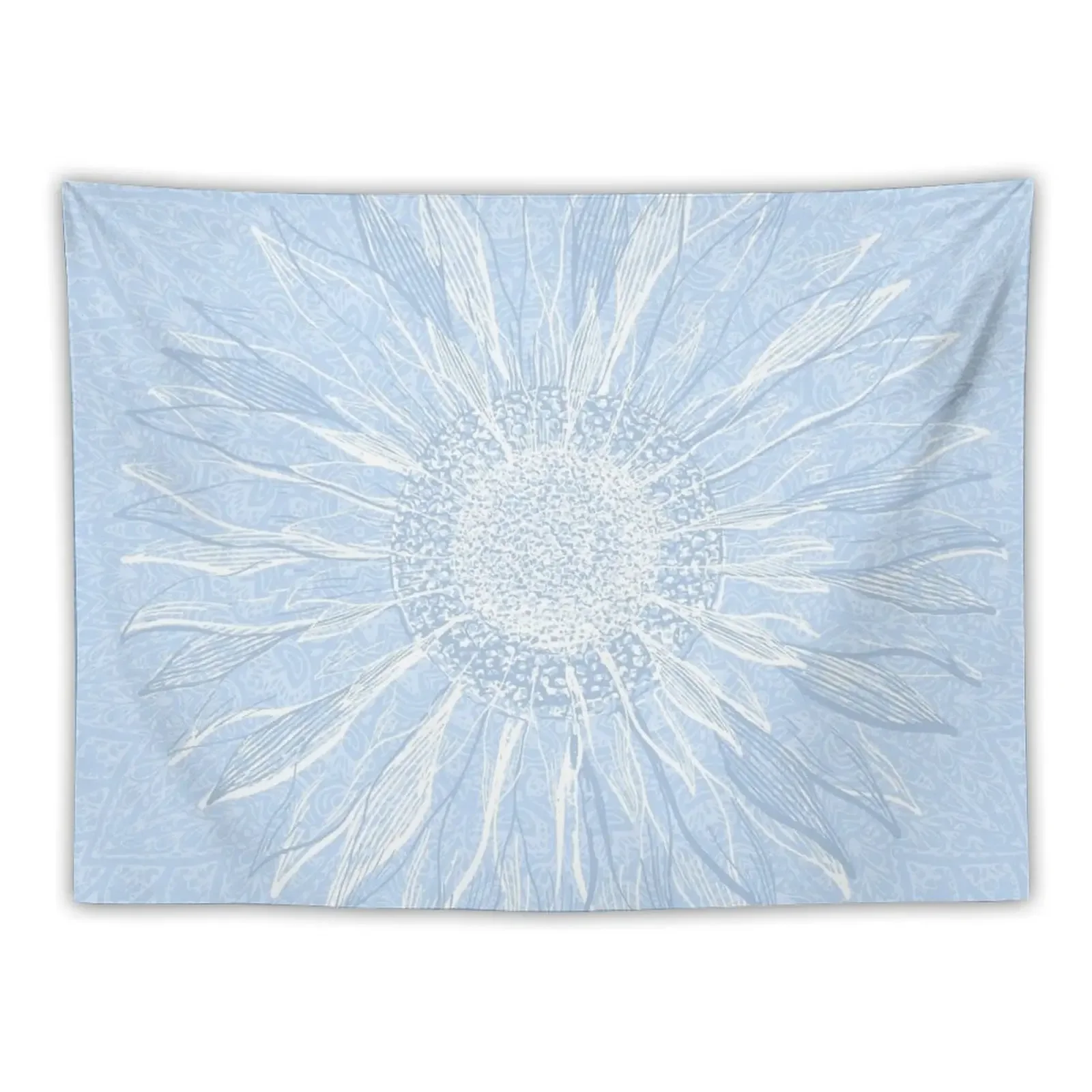 

Mandala Flower of Life, Sunflower, Sky Blue Tapestry Bedroom Decor Home Decorations Aesthetic Tapestry