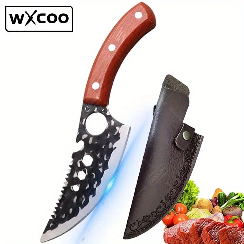 1 PC Stainless Steel Boning Knife With Knife Sheath Handmade Forged Kitchen Chef Knife Multipurpose Household Kitchen Knife