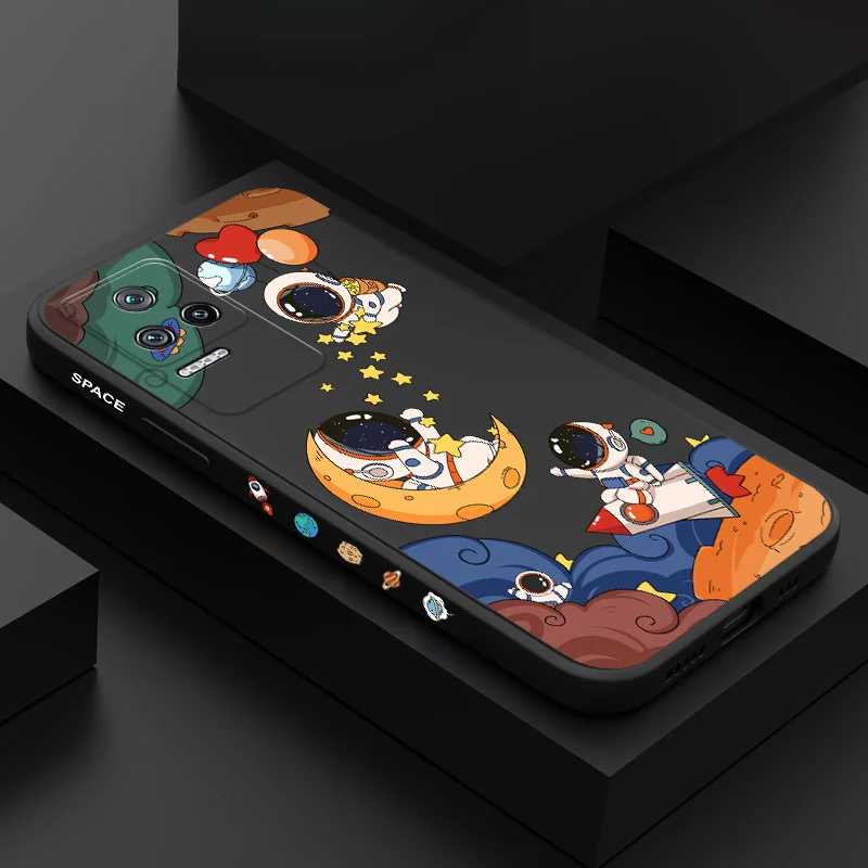 

Starry Flight Phone Case For Xiaomi Poco X7 M6 X6 F6 M5 M5S X5 F5 F4 X4 M4 F3 X3 M3 F2 X2 Pro C40 4G 5G GT Liquid Silicone Cover